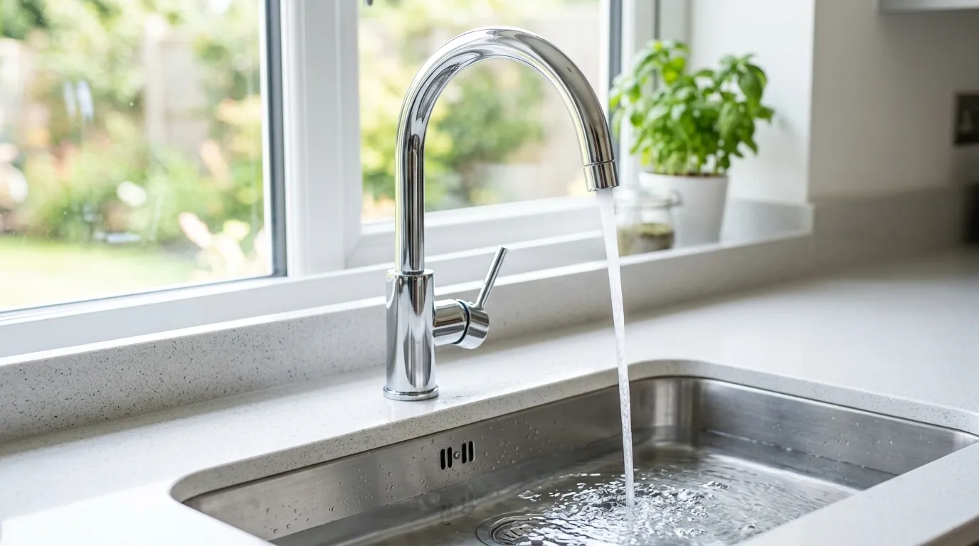 Local Plumbing Master Pros same day plumber fixing a faucet in Martell, CA